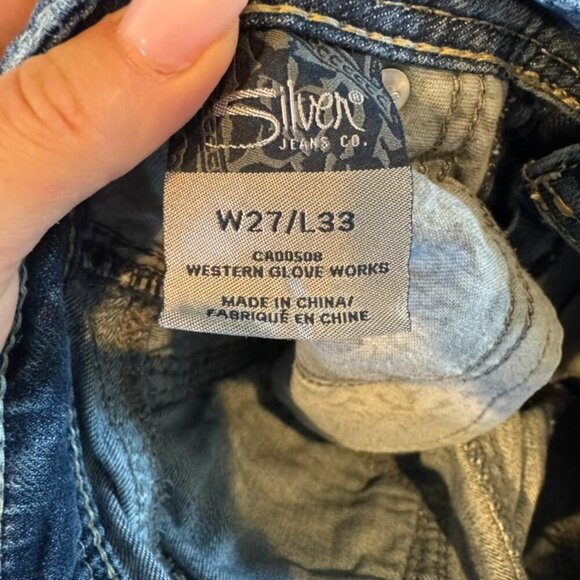 Siilver Jeans "Tuesday Low Slim Bootcut" w27/l33 - Picture 9 of 9